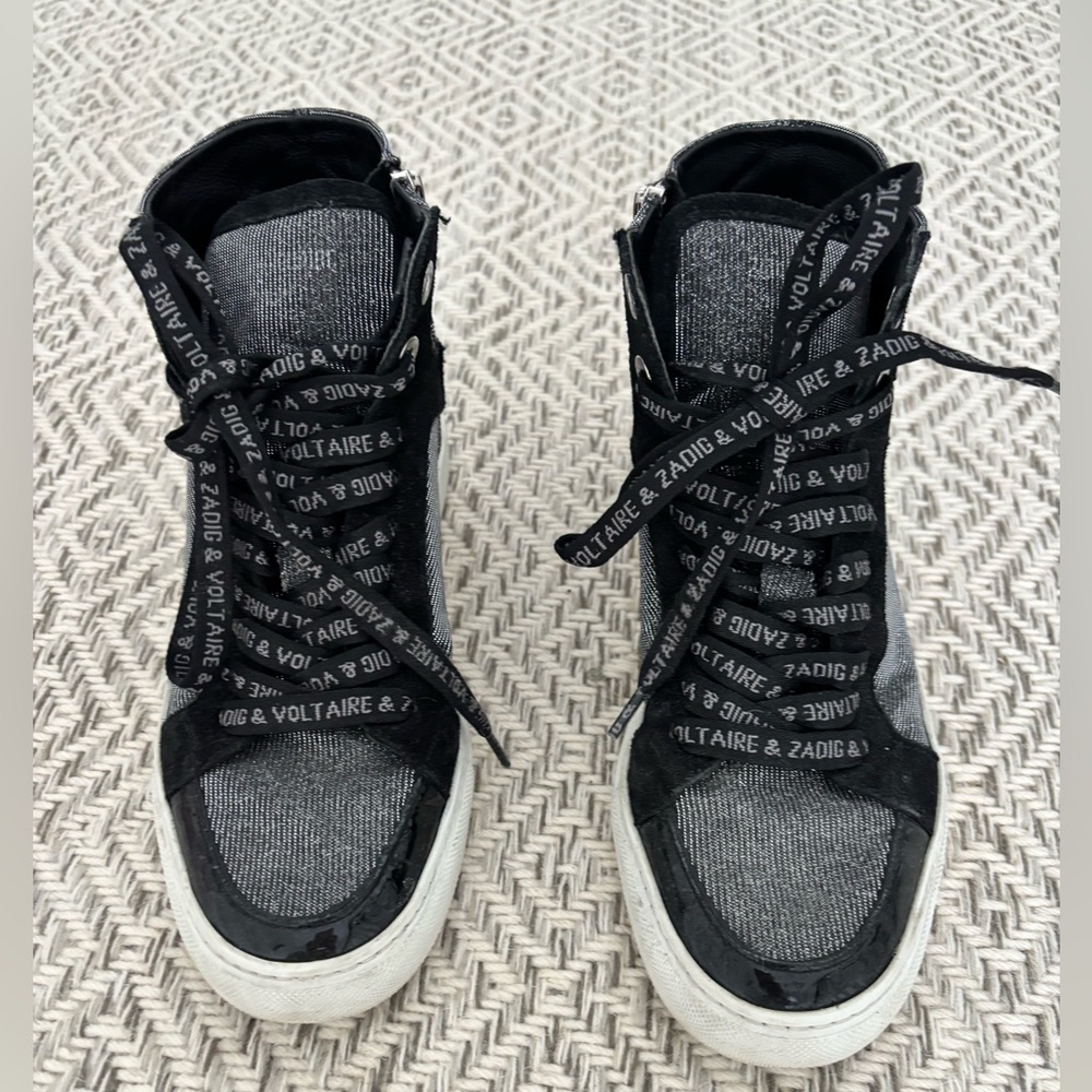 Zadig and Voltaire High Tops Sz 37